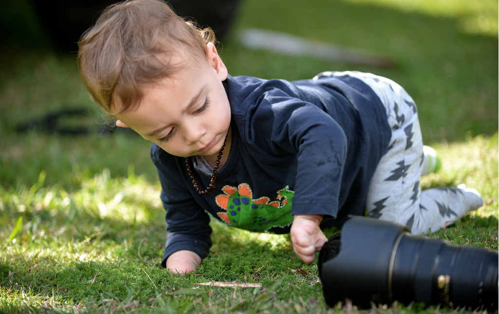 BRAVE YOUNG MAN: Young Finn plays in the front yard. Finn is having surgery on his hand. BRAVE YOUNG MAN: Young Finn plays in the front yard. Finn is having surgery on his hand.